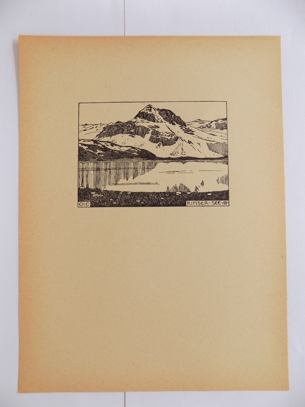 Gravures: Rimser See – D'occasion à Risch par Rischli15