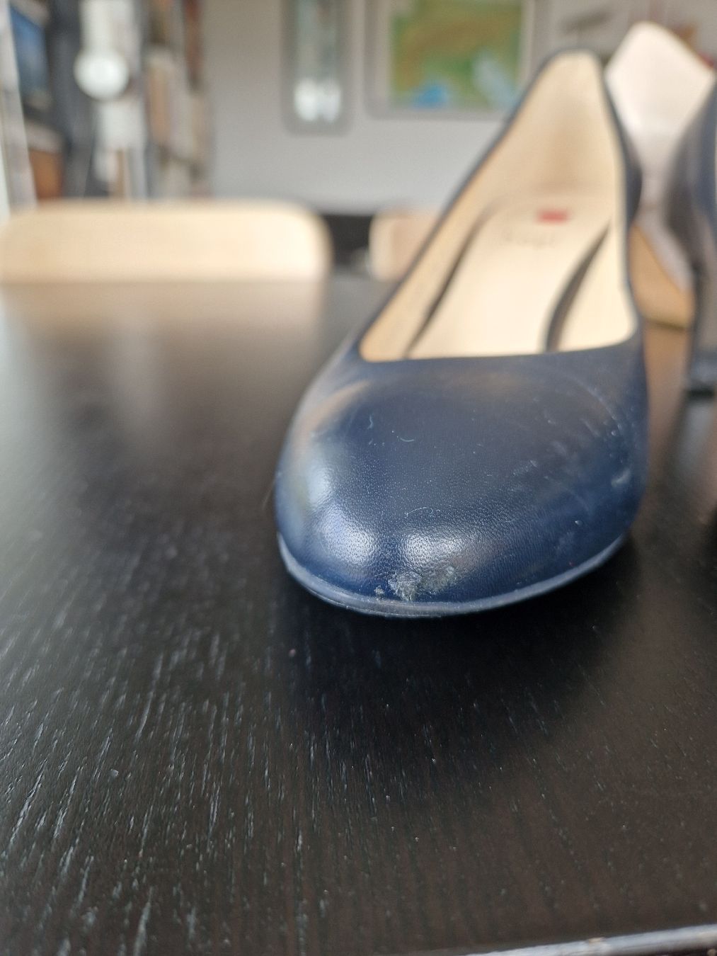 Högl Scarpe da donna: Pumps Högl G.38 dunkelblau Leder – Usato da Oberbipp venduto da aitim 4