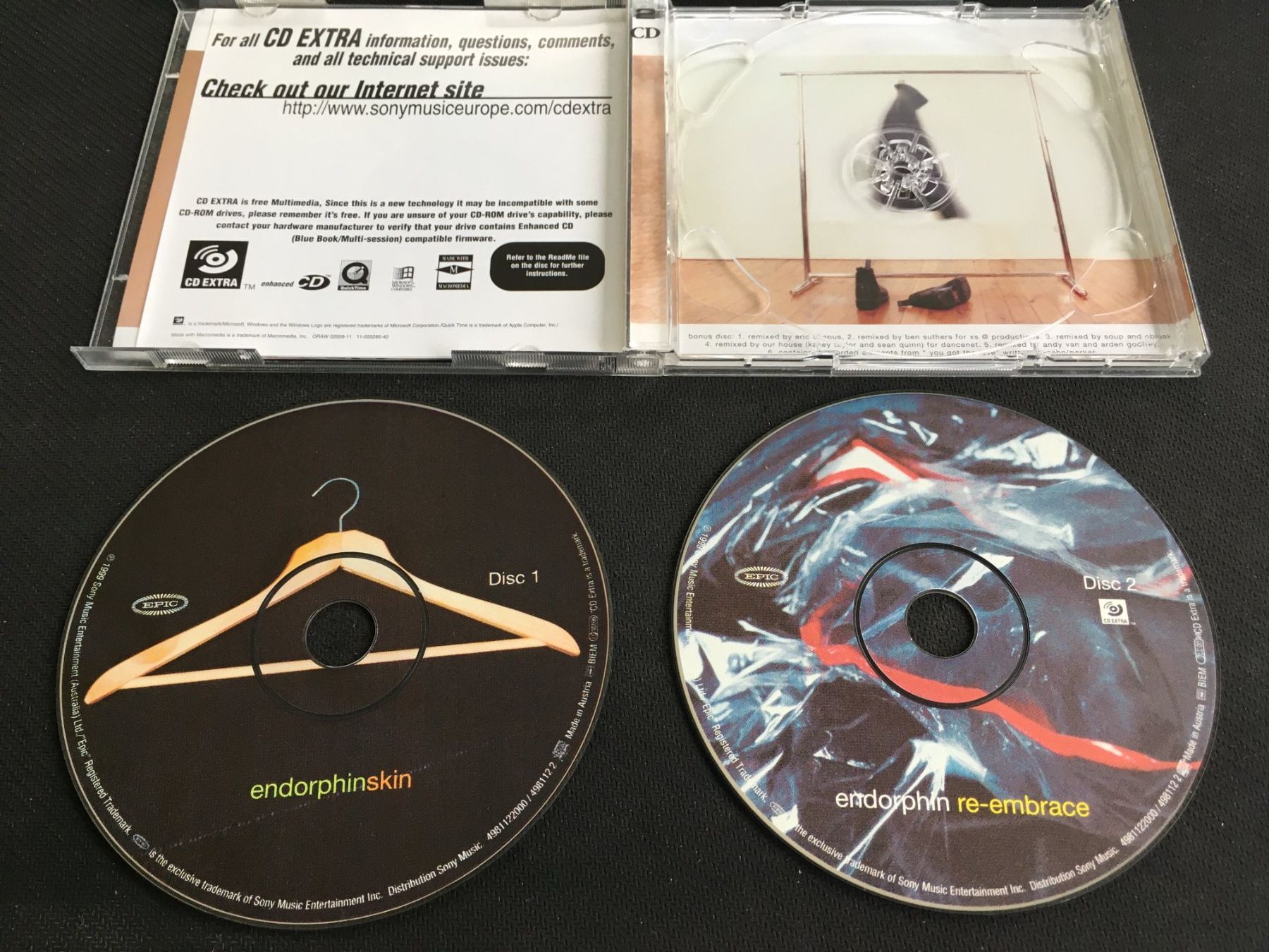 CDs: Endorphin - Skin -CD- 2cd – Gebraucht aus St.Gallen von MedienJoe 1