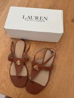 NEU: Ralph Lauren Ledersandalen Tan