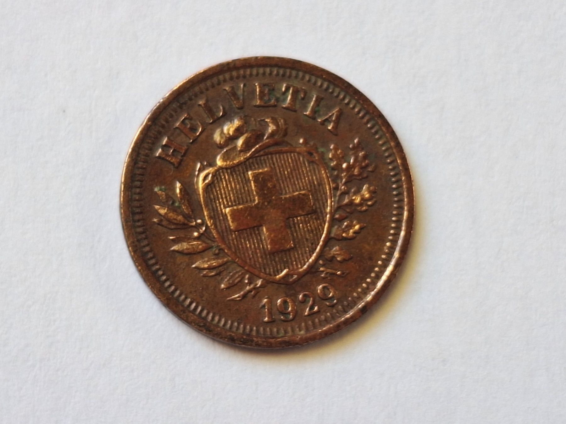 Alle Münzen: 1ct 1929 – Gebraucht aus Couvet von zeze03