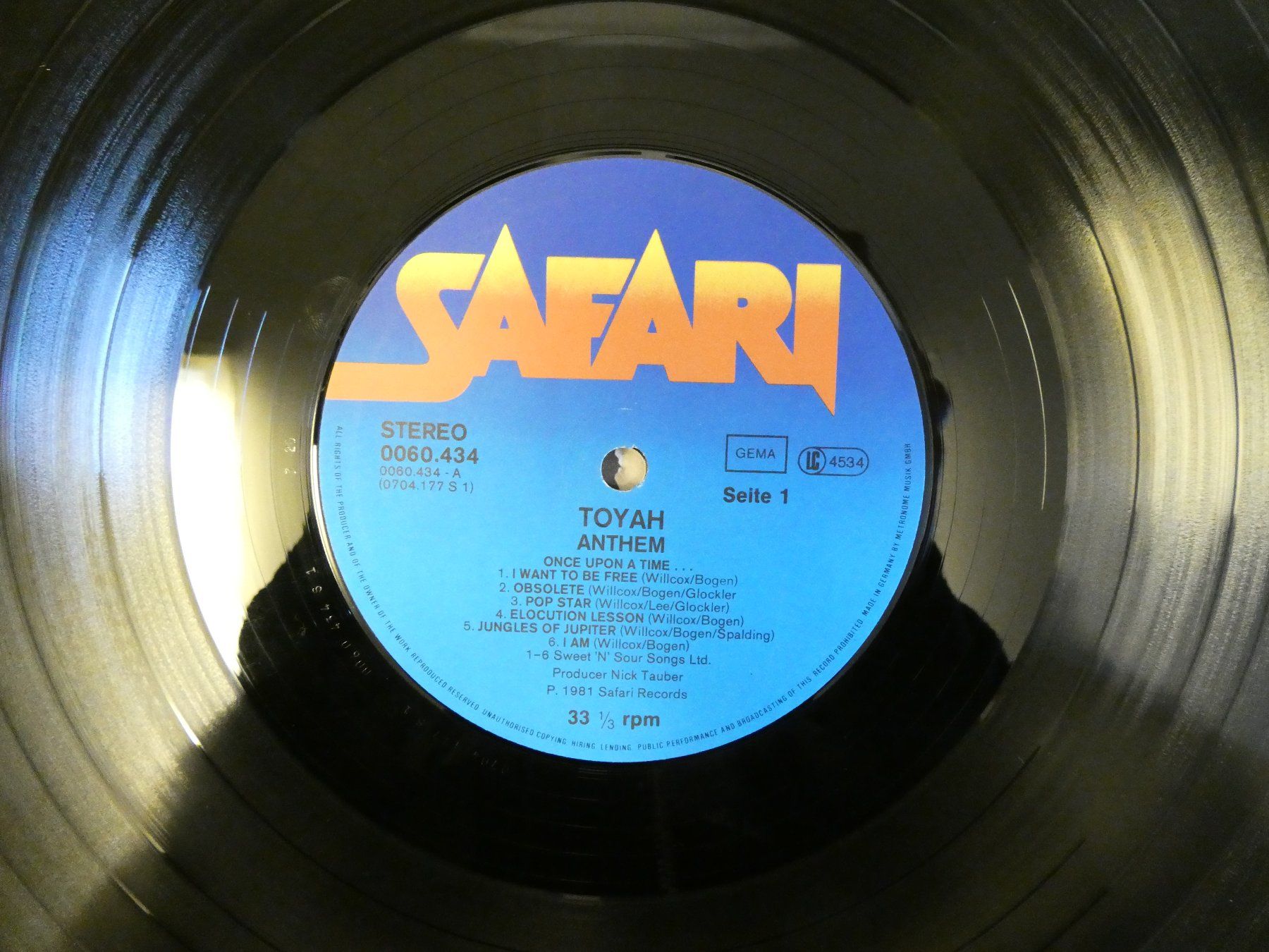 Dischi in vinile: LP "Toyah - Anthem" (VG) – Usato da Münchenstein venduto da tsp01 3