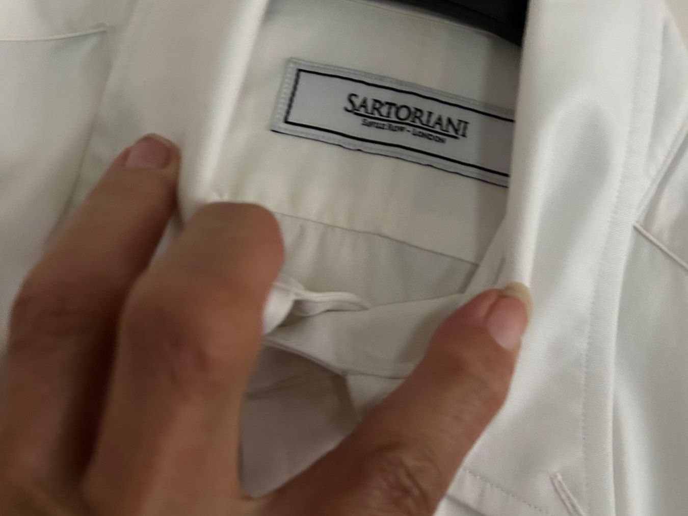 Camicie: Sartoriani Herrenhemd weiss – Usato da Zumikon venduto da Uranus88 4