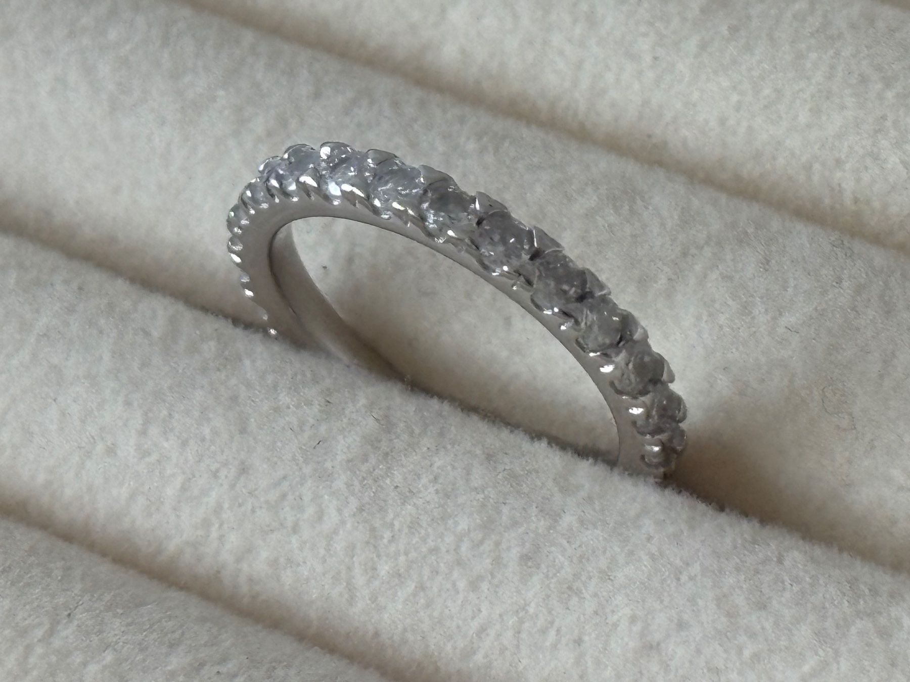 Anelli: Luxus Elegante Memoire 18/8 Ring  Farbe Silber – Nuovo (secondo la descrizione) da Biel-Bienne venduto da Roserosse13 2