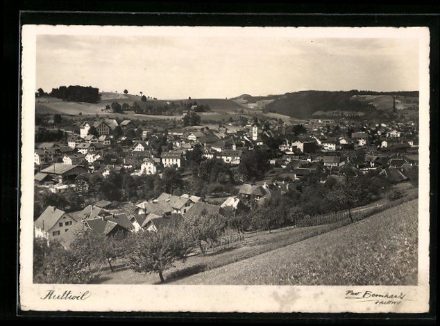 Cartoline postali: AK Huttwil, Gesamtansicht des Ortes – Usato da Berlin venduto da bartko-reher