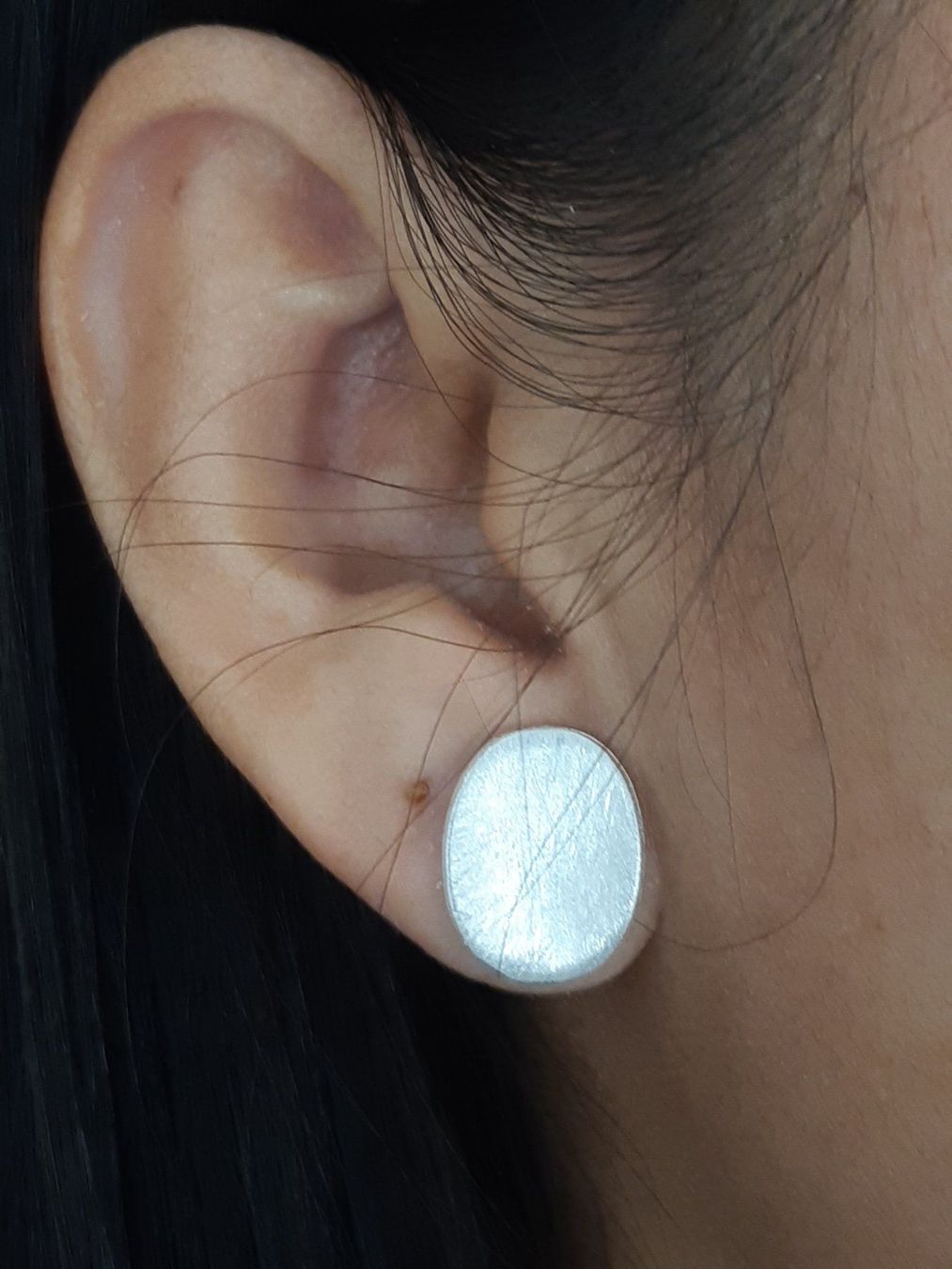 Orecchini pendenti & Orecchini a lobo: Ohrstecker Sterling Silber 925 Oval – Nuovo e nell'imballaggio originale da Einsiedeln venduto da My__Way 3