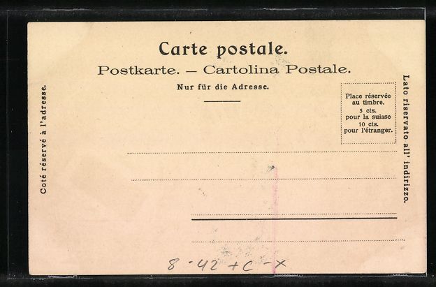 Ansichtskarten: Litho Lucerne, Chocolat Suchard, Ortspar – Gebraucht aus Berlin von bartko-reher 1