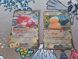 Blissey EX & Snorlax EX stamped Prismatic Evolutions