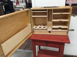ORGANIZER/KLAPPKISTE/TRAGBAR AUS HOLZ