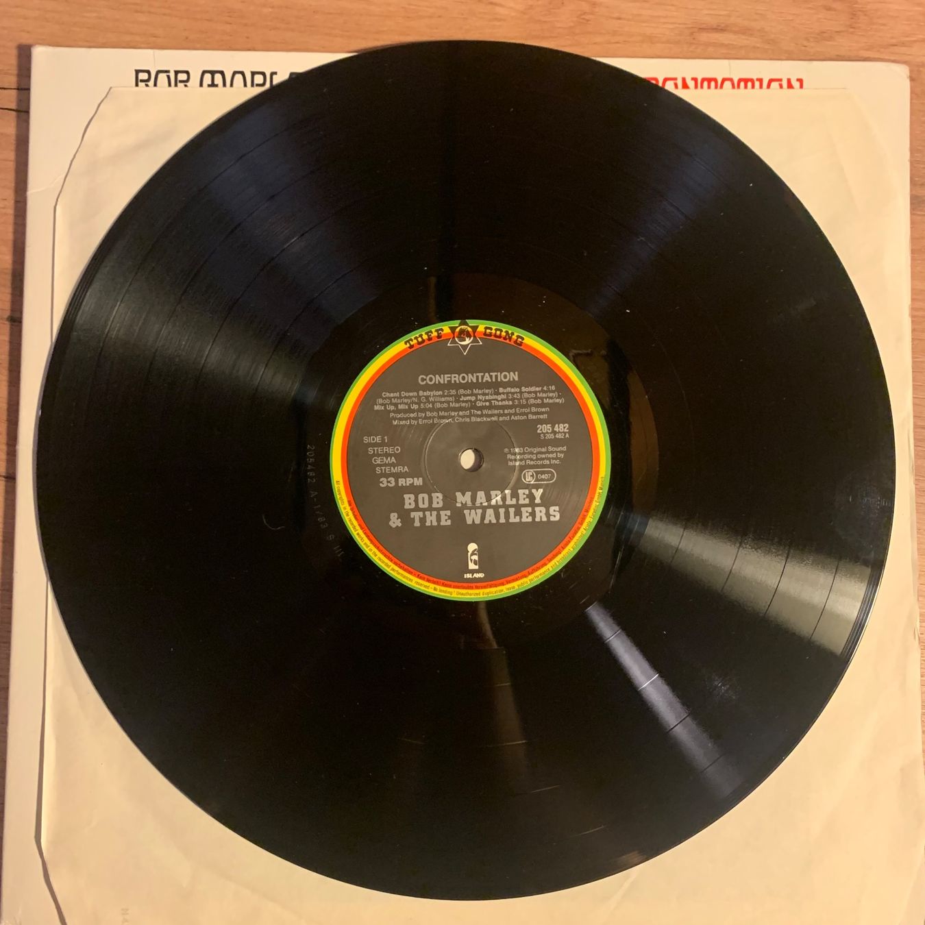 Dischi in vinile: BOB MARLEY - CONFRONTATION...OG EU 1983...VG++/VG++ – Usato da Gals venduto da Diskopat 3