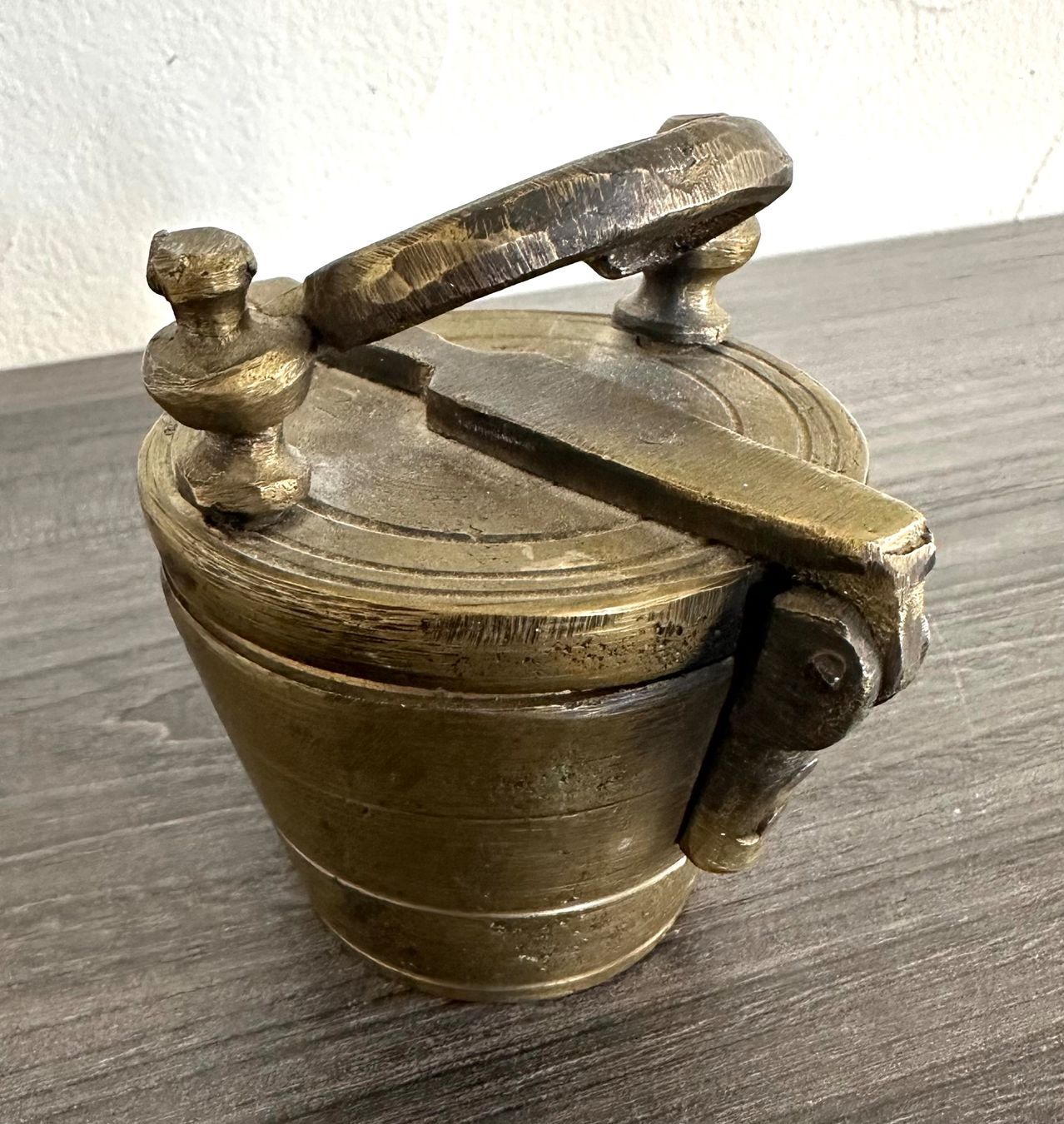 Tutti gli attrezzi: Antik Apotheker Gewicht Set, Messing massiv, knapp 2 kilo – Usato da Zürich venduto da brazerola 7