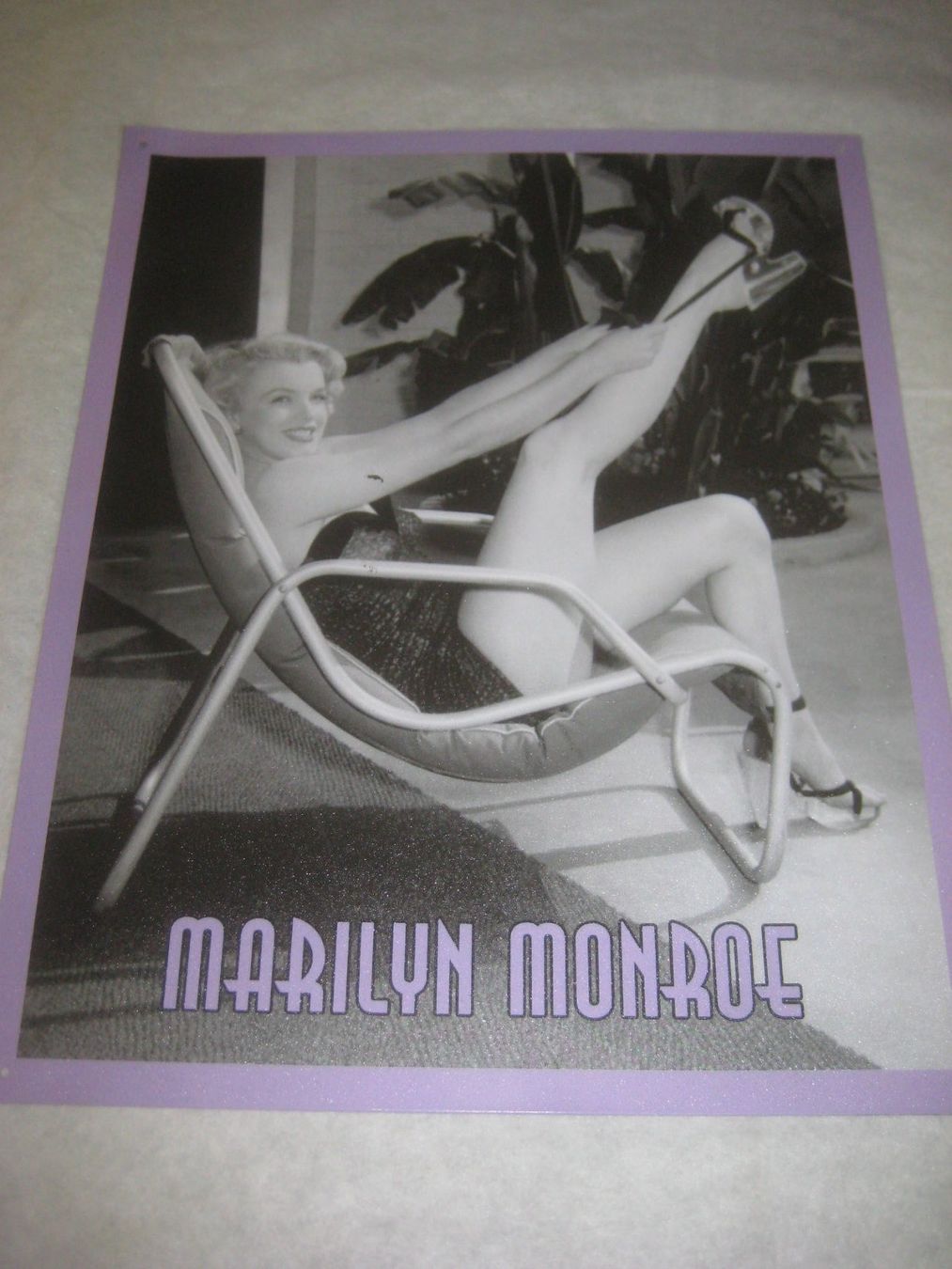 Ecriteaux: MARLYN  MONROE   BLECH   TAFEL – D'occasion à Uster par flocke1