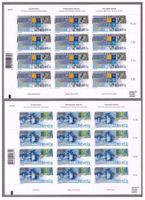 2007_1220C+1221C_BANKNOTEN Schweiz_Kleinbogen ! **