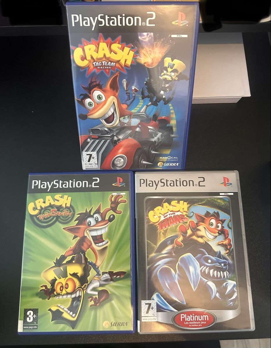 Giochi: 3x Crash - PS2 – Usato da Vétroz venduto da Fabio-B