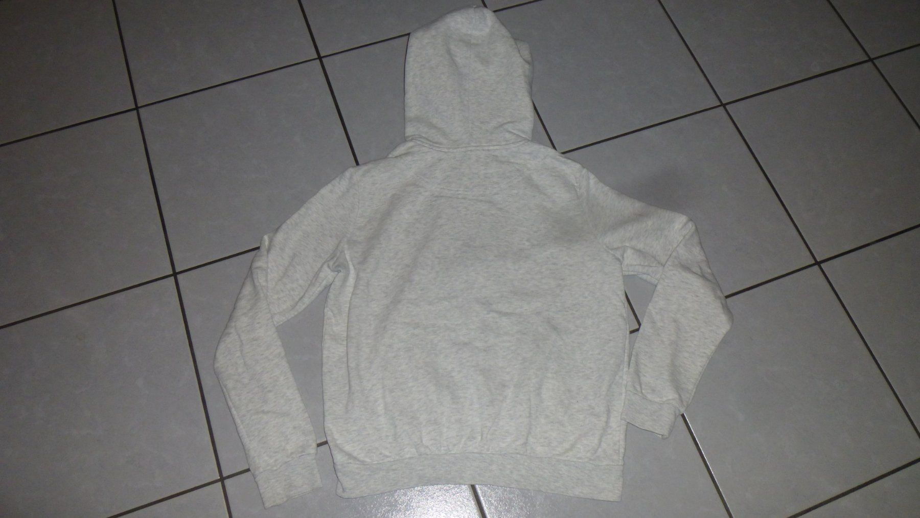 H&M Pullover & Sweatshirts: BASIC-Kapuzenpulli Damen, m. RV, grau-meliert / H&M / S – Gebraucht aus Triengen von misterpicknicker 1