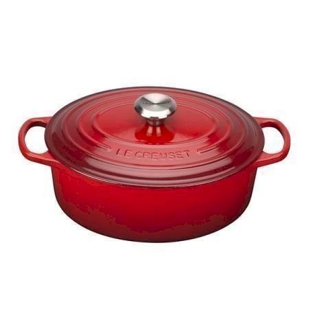 Pentole: Le Creuset Bräter oval 31cm kirschrot – Nuovo e nell'imballaggio originale da Bottighofen venduto da zaap