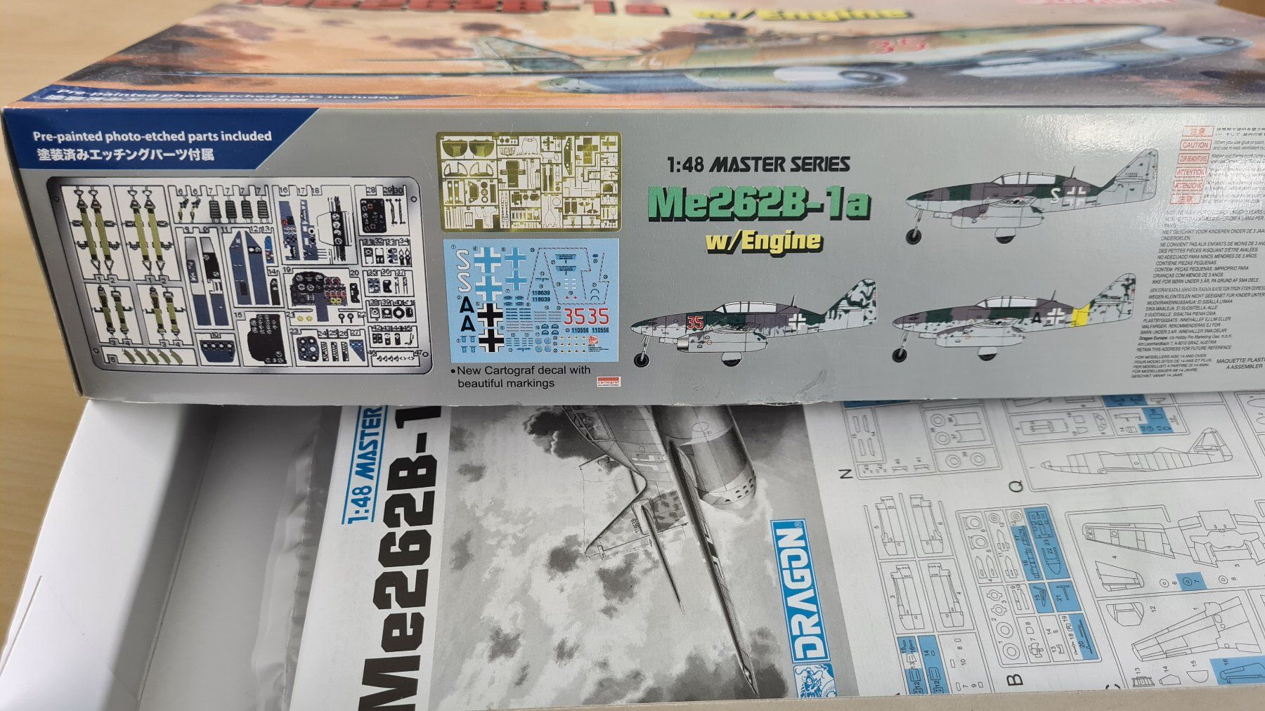 Modellbausätze & Standmodelle: 1:48 Messerschmitt Me 262 B with engine - Dragon 5512 – Gebraucht aus Bassersdorf von jackbmw 2