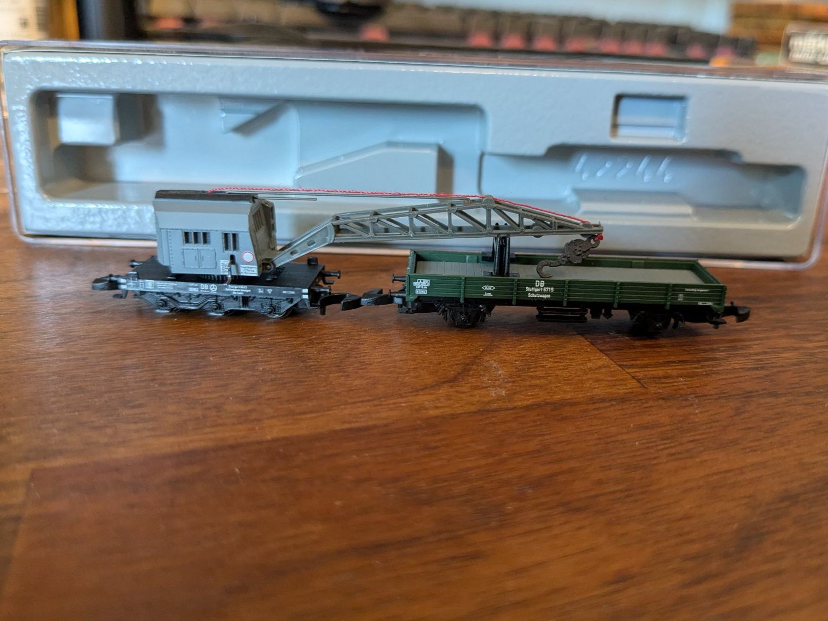 Märklin Modellini di ferrovie: Märklin Spur Z 86571 - Kranwagen-Set – Usato da Zürich venduto da NotVATRegistered