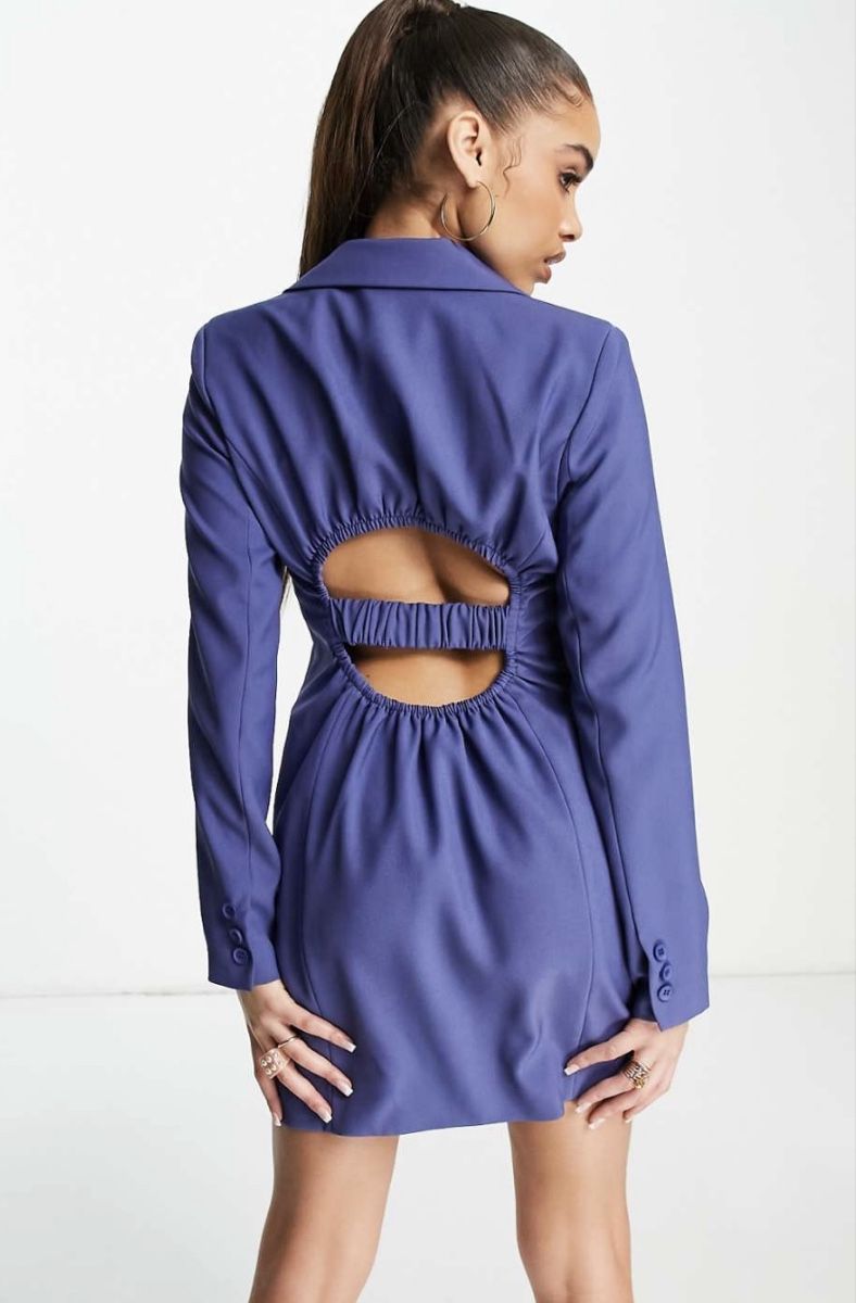 Vestiti: NEU- Elegantes Blazer Kleid • Blau Gr. 36 / Gr. S – Nuovo (secondo la descrizione) da Zürich venduto da Top-Produkte_TOP 3