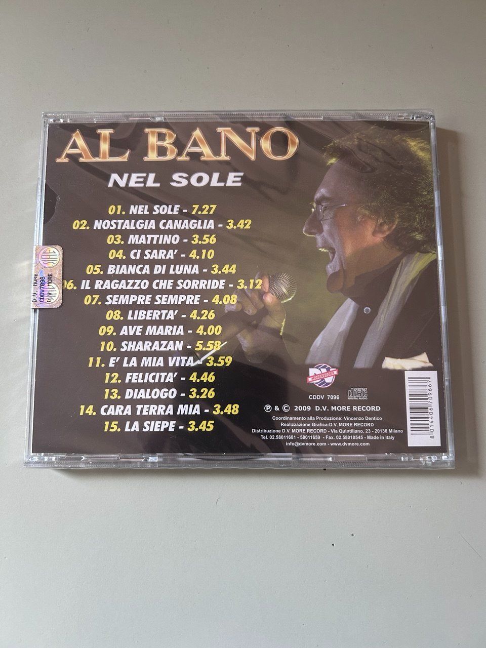 CD: (Sigillato)CD di Al Bano, "Nel Sole" – Nuovo e nell'imballaggio originale da Giubiasco venduto da LorisVale 1