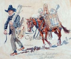 Emil Hübl (1890-1969) Illustrator - Originalzeichnung