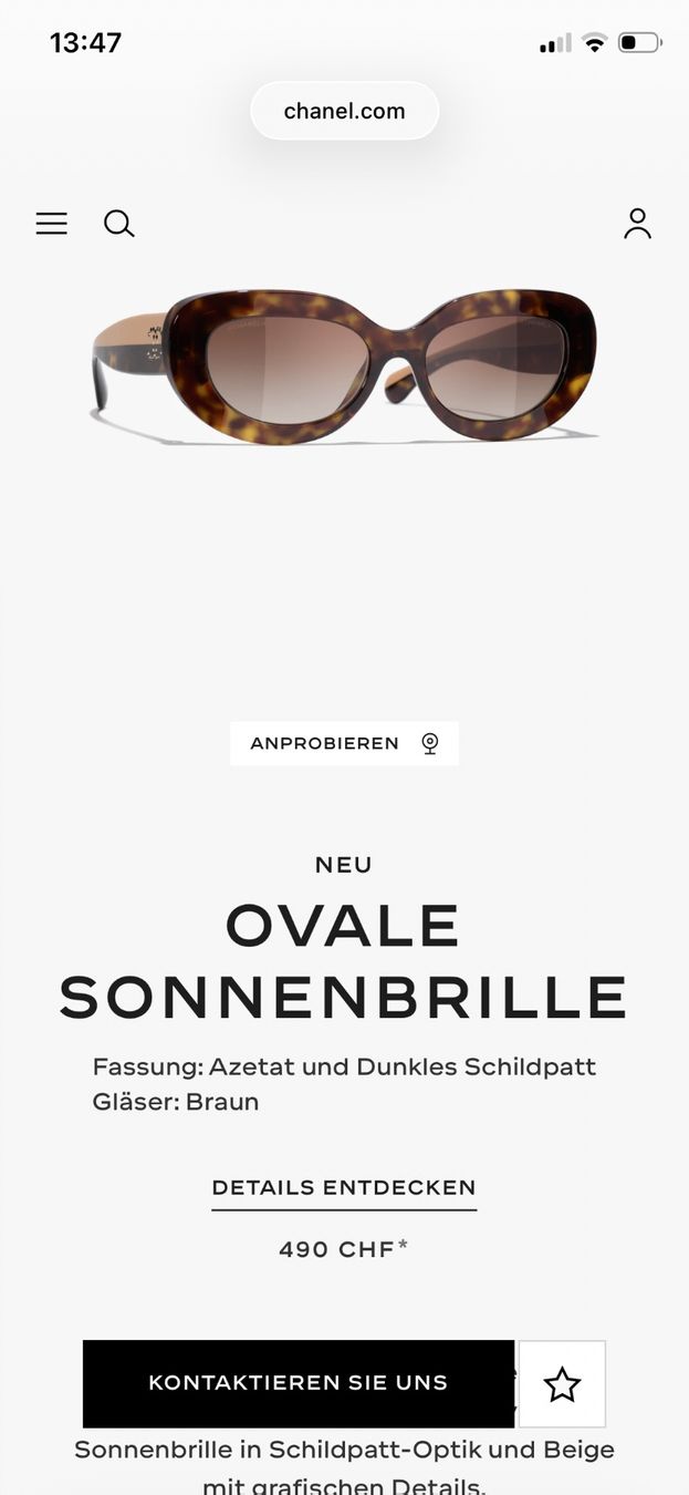 Chanel Occhiali & Lenti: Chanel Sonnelbrille 2026 – Nuovo e nell'imballaggio originale da Langenthal venduto da mariquita 5
