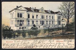Rorschach, Krankenhaus bei Abendstimmung