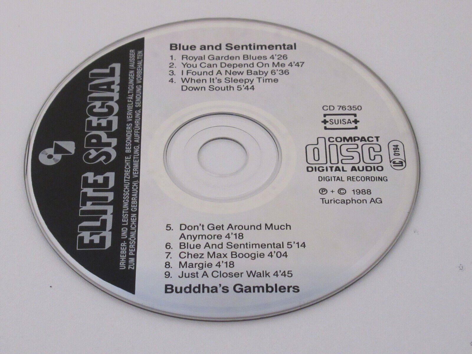 CD: Buddha's Gamblers - Blue and Sentimental – Usato da St. Gallen venduto da elk2021 1
