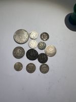 1 Franken 1861 Silber Sitzend und Verschiedene Antike Münzen
