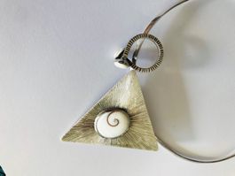 Sublime parure en argent massif 925 avec œil de Sainte Lucie