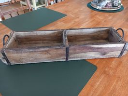 LANGES  HOLZ DEKO OD.PFLANZENKISTLI/ 54CM.