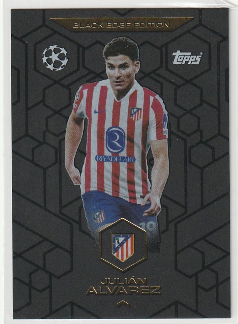 Topps Sammelbilder & Trading cards: Topps Match Attax UCL 25/26 J. Alvarez Black Edge Edition – Neu (gemäss Beschreibung) aus Biel/Bienne von historian-198