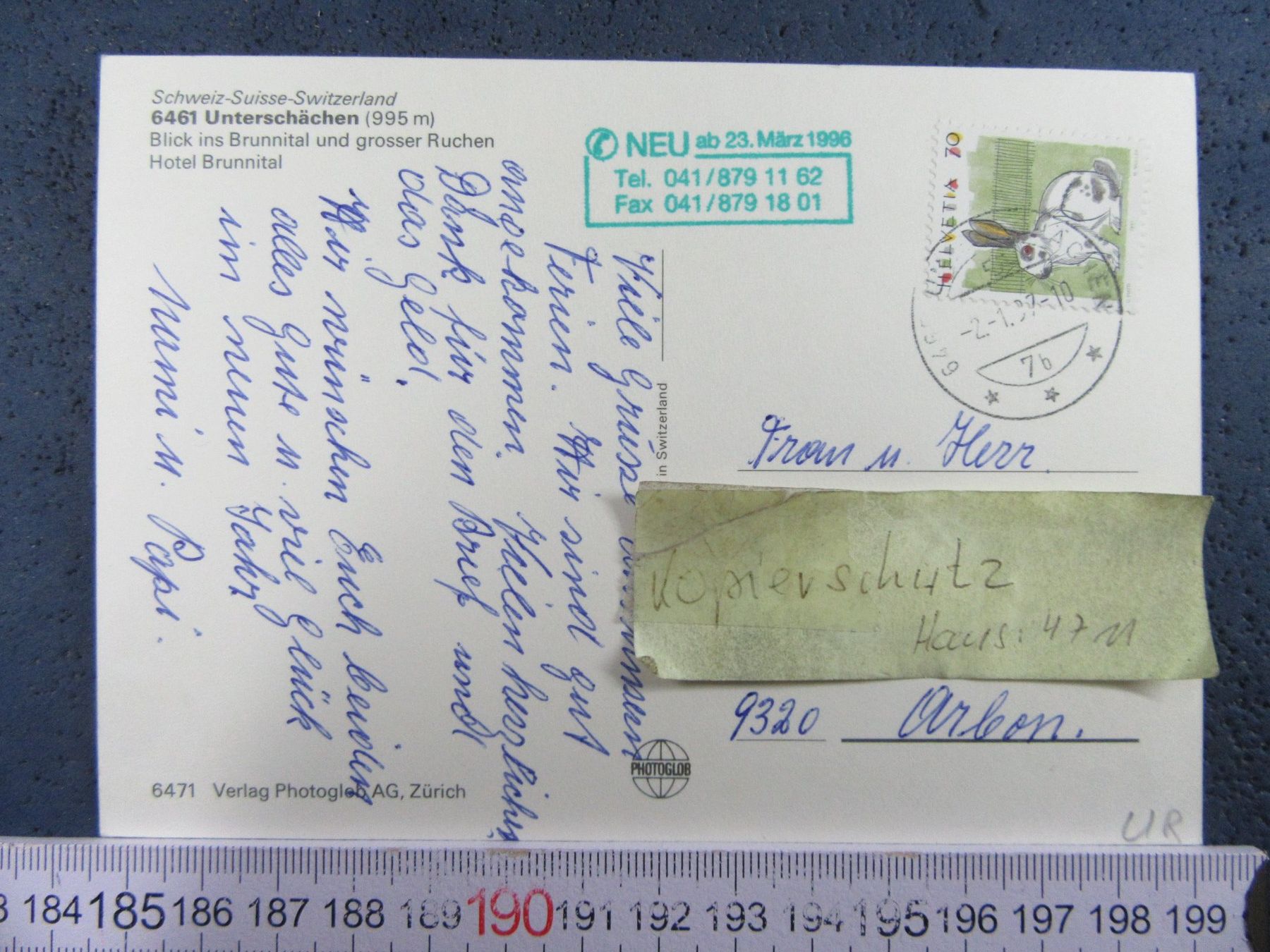 Cartoline postali: UNTERSCHÄCHEN URI AK SCHNEE BRUNNITAL – Usato da Ettingen venduto da Hausi4711 1