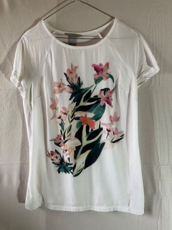 weisses T-Shirt von H&M Gr.S