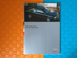 AUDI S2 COUPE LIVE / AUDI COUPÉ LIVE - Prospekt / Katalog