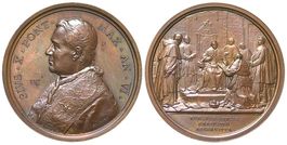Rom, Pius X., Bronzemedaille AN VI (1908)
