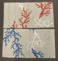 Lot de deux coupons de tissu Canovas