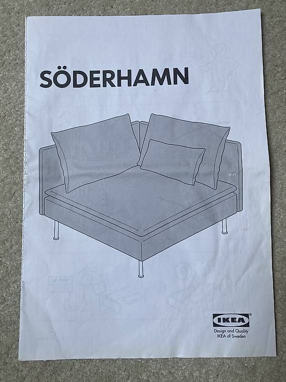 Ikea Divani: IKEA SÖDERHAMN Ecksofa 3-sitzig  neuwertiger Zustand – Usato da Bleienbach venduto da seebee 1