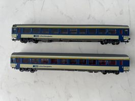 Roco BLS Lötschbergbahn 2x Personenwagen 1 Klasse