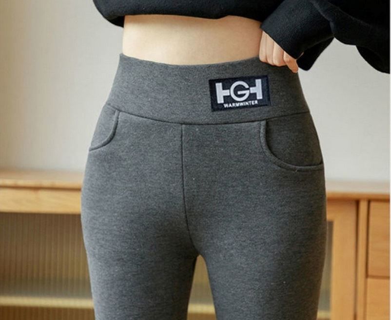 Trieskull Super Dicke Kaschmir Leggings-Kaschmir Wolle Leggings für