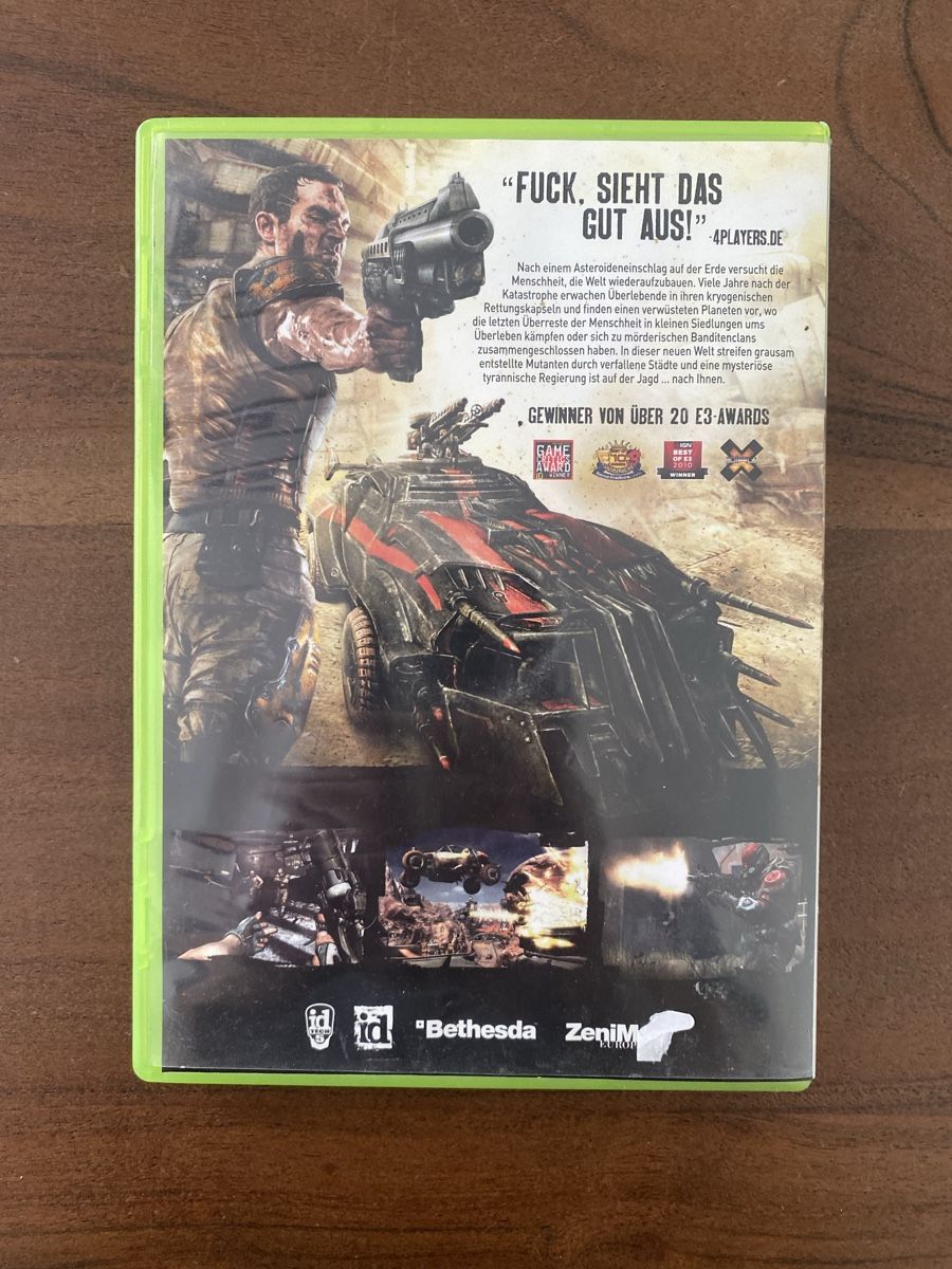 Microsoft Spiele: RAGE Anarchy Edition für Xbox 360 – Gebraucht aus Thunstetten von Virus_33 2
