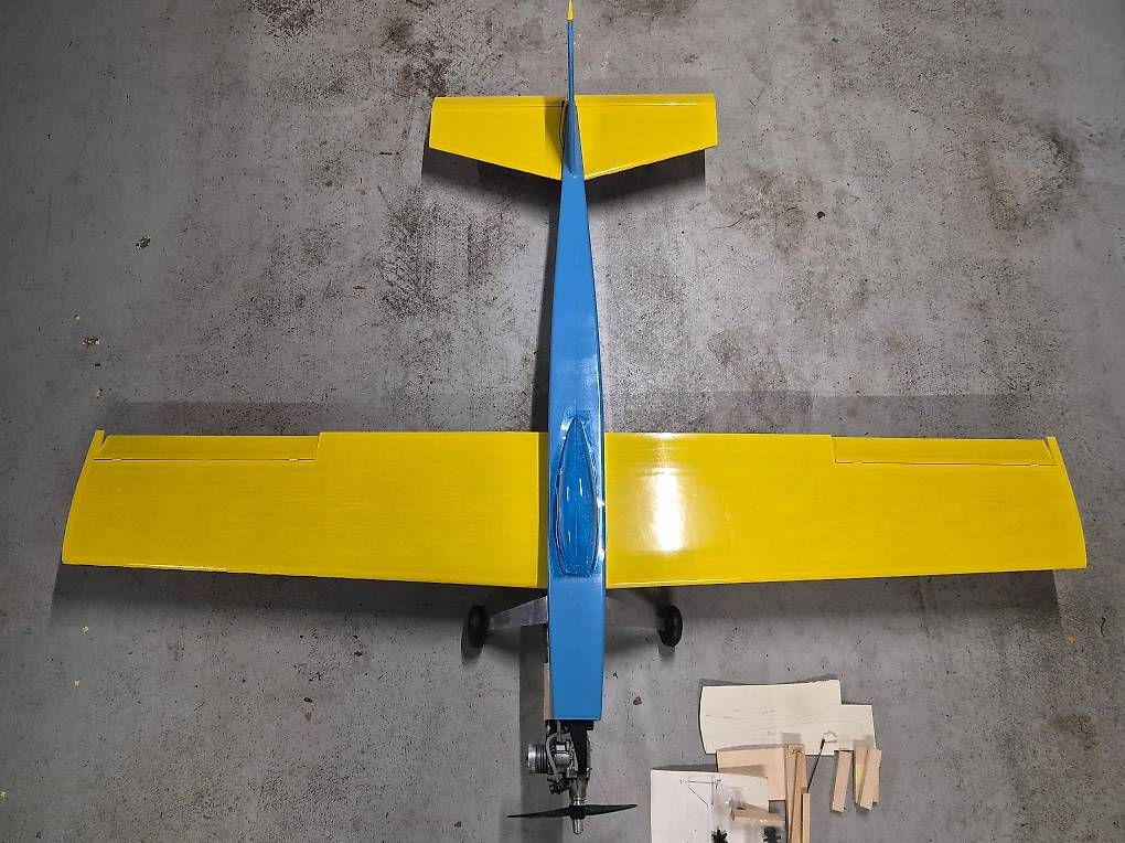 Modellismo RC: Kunstflugmodell Primo ungeflogen mit O.S. Max 60 – Usato da Füllinsdorf venduto da gibba 1