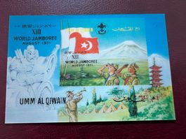 1970 Umm al Quiwain Mini Block Pfadfinder  ** Luxus (4107)