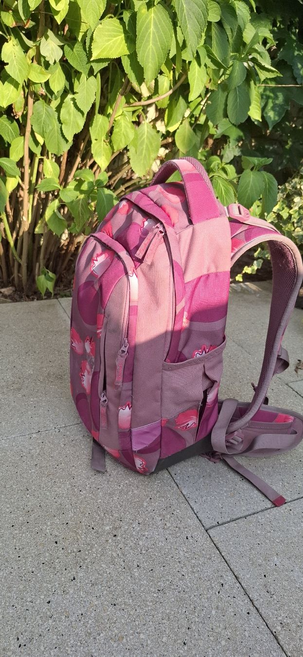 Satch Kindertaschen: Satch Rucksack pink Blumenmuster  – Gebraucht aus Rieden AG von elisa74
