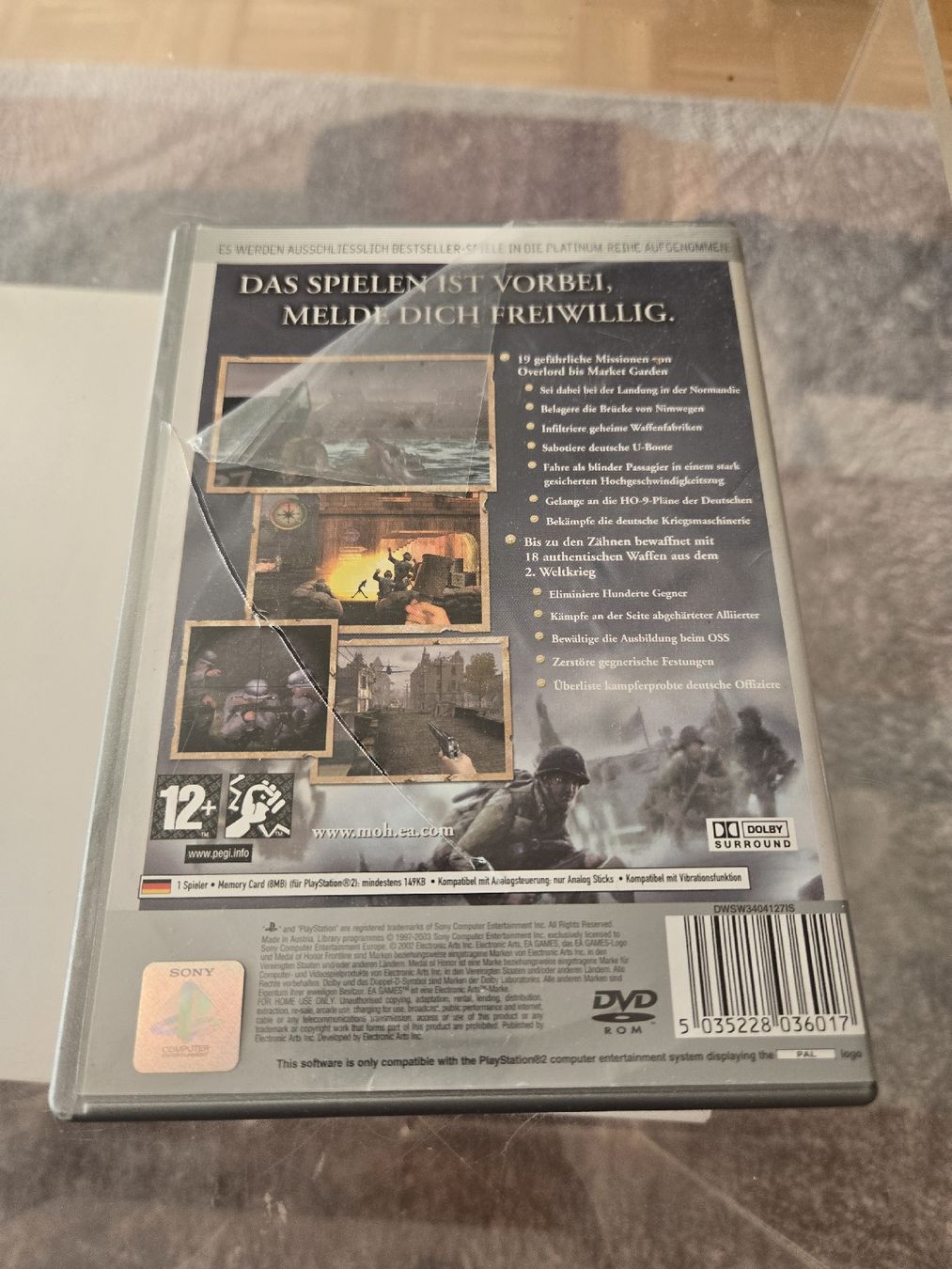 Spiele: Medal of Honor Frontline PS2 – Gebraucht aus Bussigny von Kfdlt 1