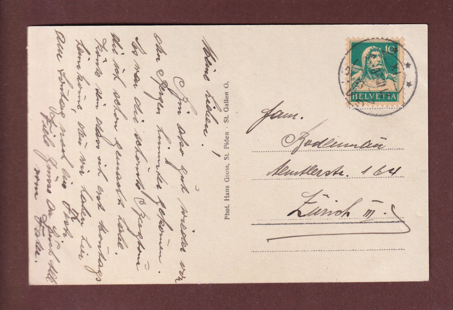 Cartoline postali: Blick vom SCHÄFLER - Säntis - 1930 – Usato da Pully venduto da nicecards-shop 1