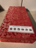 4 Masques d'opéra chinois peints à la main.