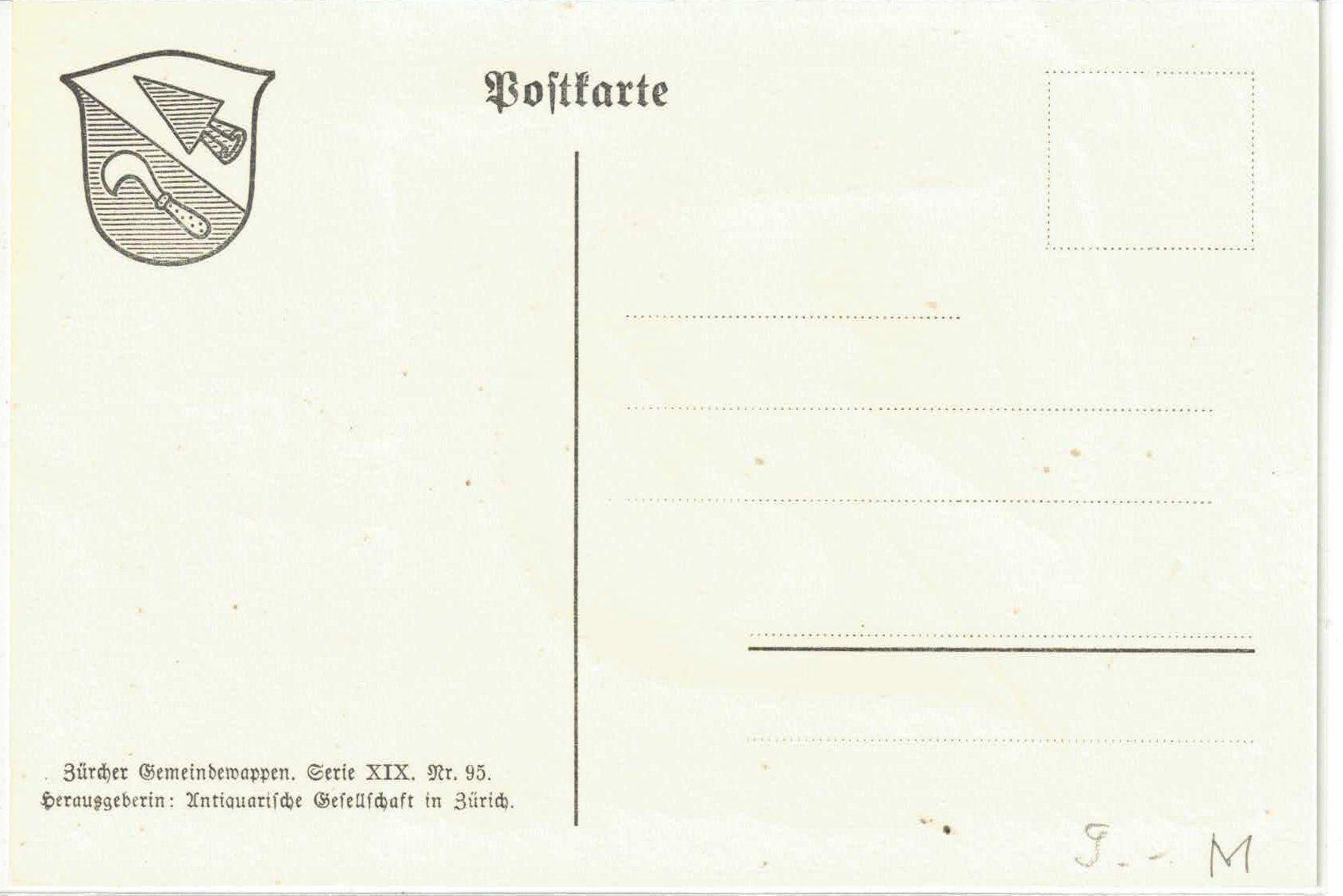 Ansichtskarten: Benken - Gemeindewappen – Gebraucht aus Ettingen von Kartenplanet 1