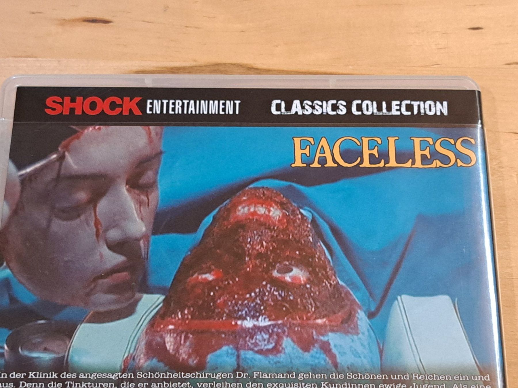 Tutti i DVDs: Blu-ray FACELESS, SHOCK ENTERTAINMENT, UNCUT – Nuovo (secondo la descrizione) da Unterseen venduto da Kanica 3