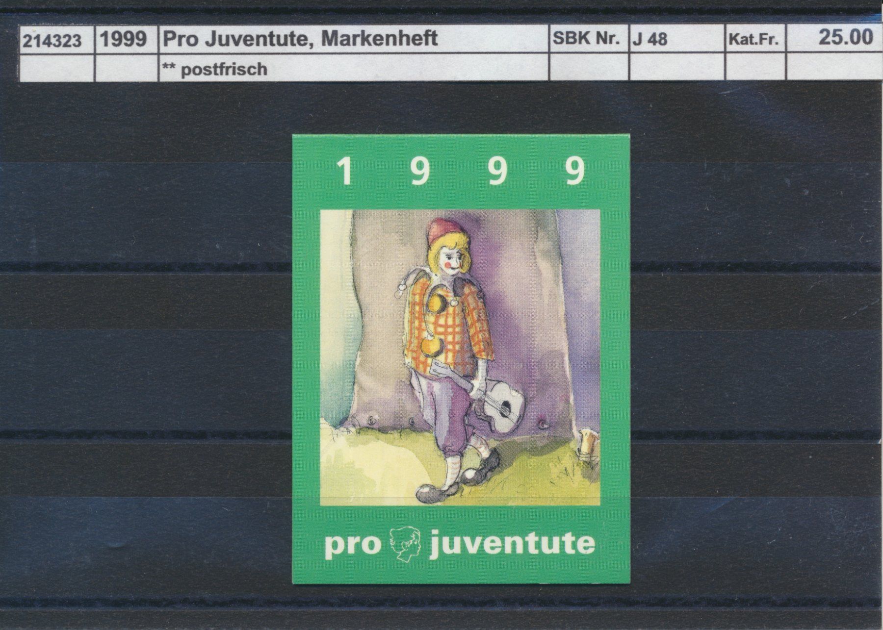 Tous les timbres: 1999 Pro Juventute, Markenheftchen, ** postfrisch – Neuf (Voir description) à Winterthur par Zupogeru